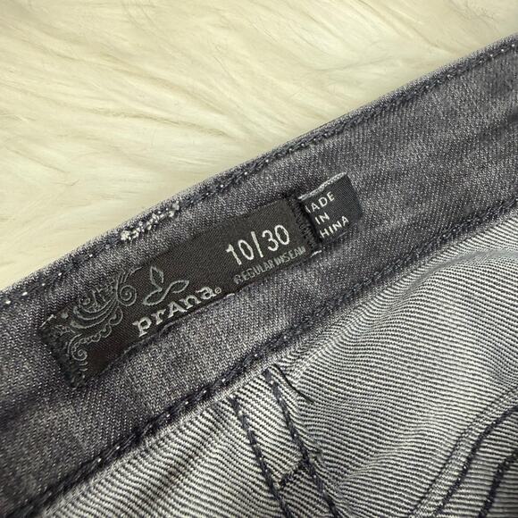 Prana Kayla Fitted Performance Jeans Gray Size 10 Organic Cotton Outdoor - Picture 6 of 10